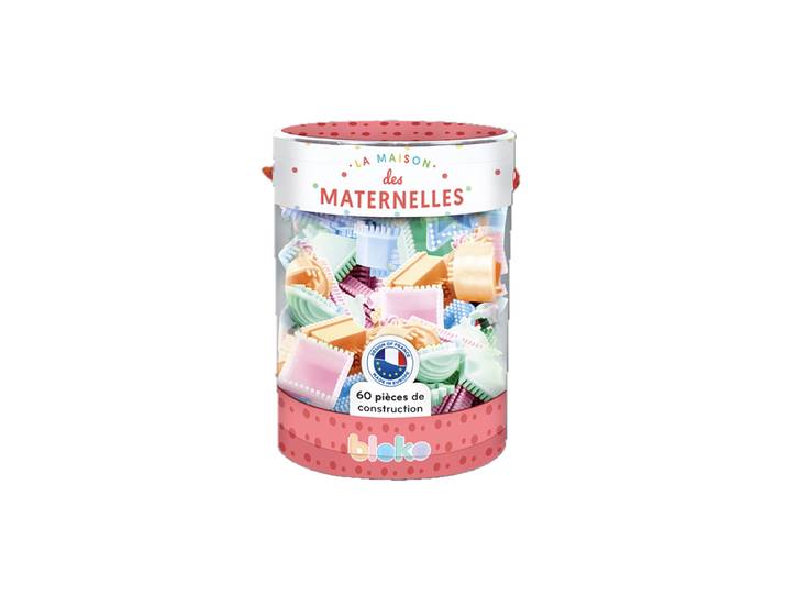 Bloko Les Maternelles - Tube de 60 pièces Les maternelles PASTEL