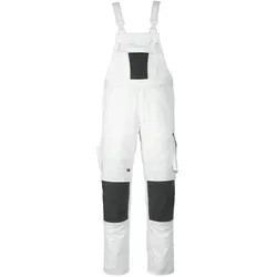 Latzhose "AUGSBURG" Unique - 82C60 (EU 60) - weiß/dunkelanthrazit