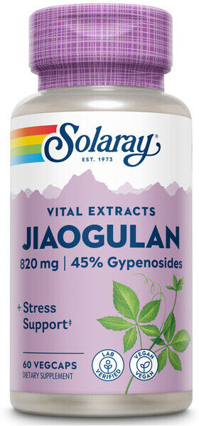 Solaray Jiaogulan Root Extract 820 mg 60 Capsules