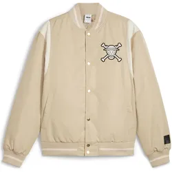 Puma, Herren, Laufjacke, X ONE PIECE Varsity Jacket WV (XS), Beige, XS