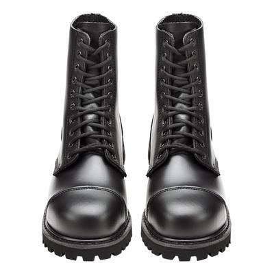 Stiefel BRANDIT "Brandit Herren 10 Eyes Phantom Boots", Herren, Gr. 43, schwarz, Sonstiges Material, unifarben, Schuhe Stiefel