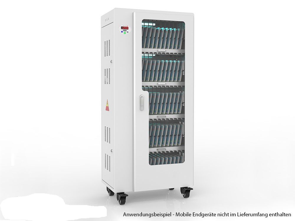 GC Tablet-Ladewagen für bis zu 65 Geräte, UV-Desinfektion, Smart Control, Snyc.