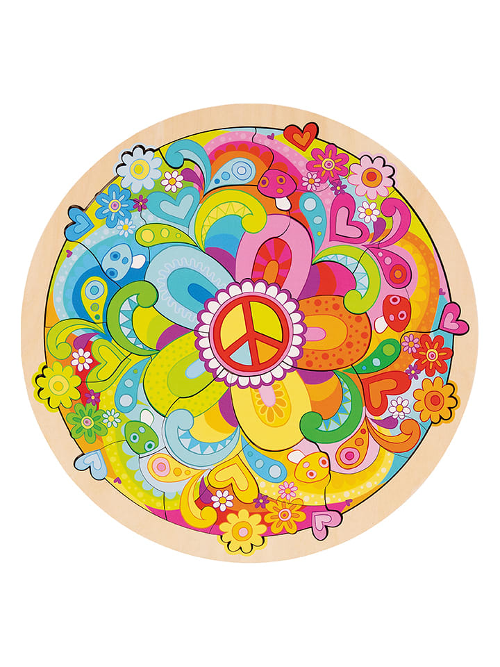Goki Einlegepuzzle "Mandala Flowers" - ab 6 Jahren - onesize