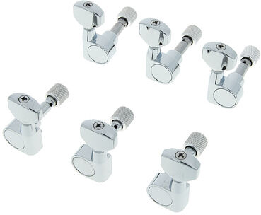 Traveler Guitar Locking Tuner Set - Chrome