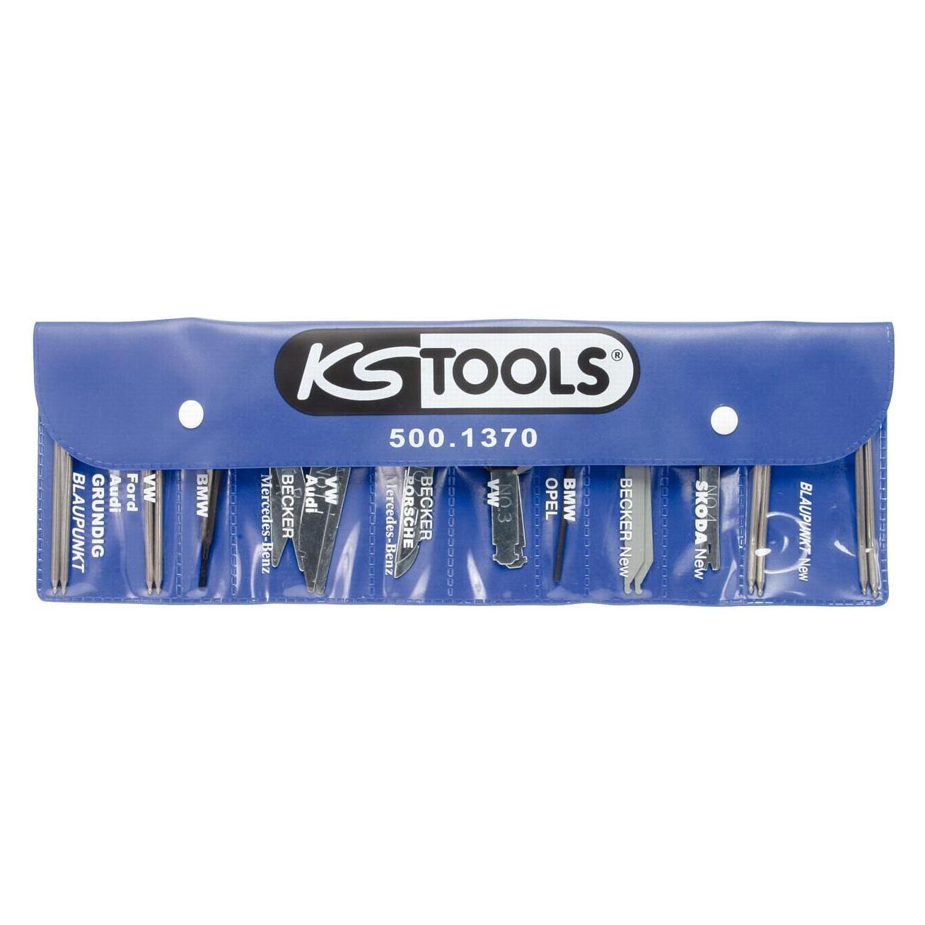 KS Tools Radio-/Navigationssystem Demontage und Montage-Satz, 18-tlg. (500.1370)