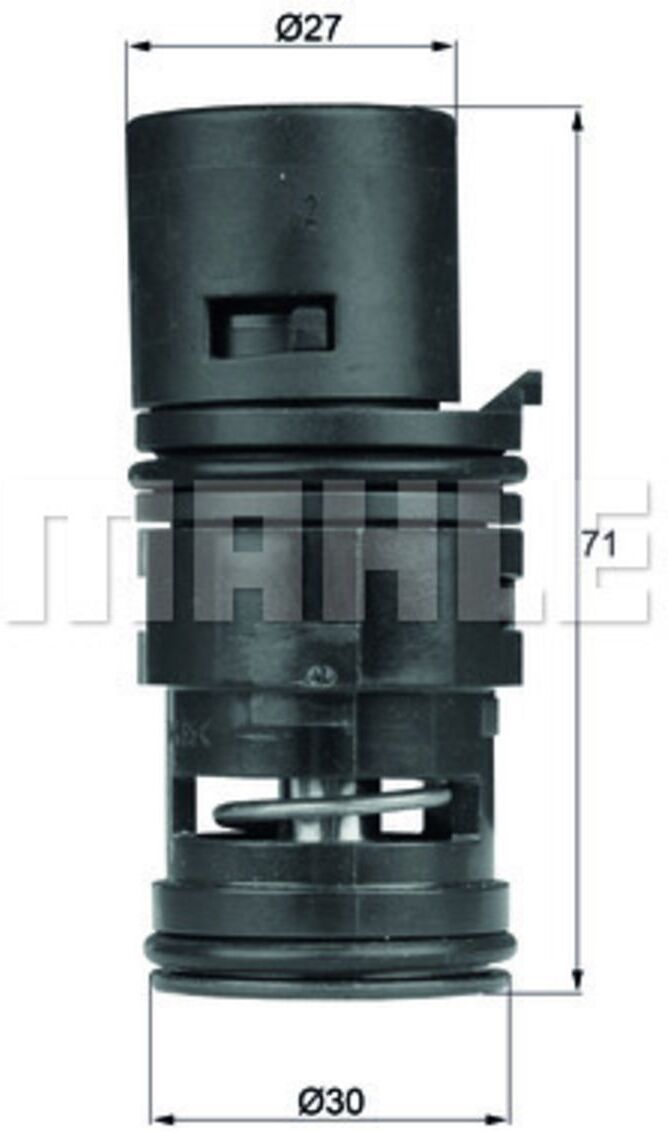 Mahle Termostato, raffreddamento olio TO 7 75