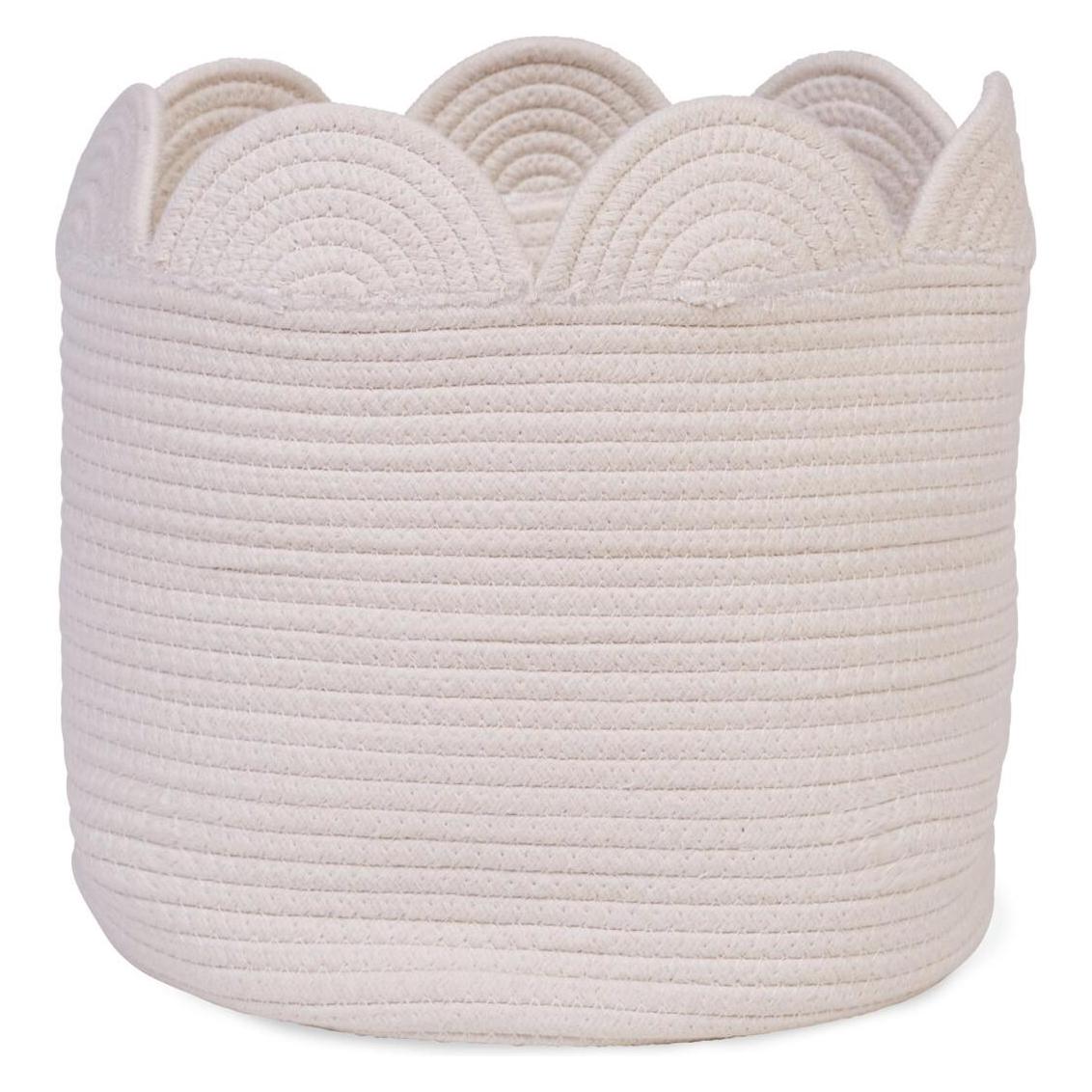 Childhome Aufbewahrungskorb Toys 30x30x30cm Altweiss (CHCCBAFL30)