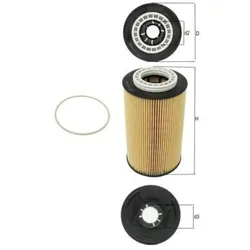 Ölfilter MAHLE OX 1028D