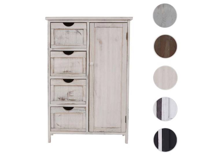 Commode / armoire 82x55x30cm shabby chic vintage ~ blanc