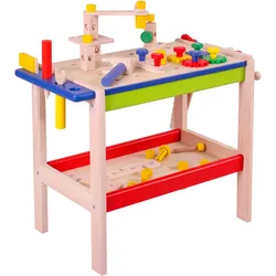 Spielba Werkbank mit viel Zubehör