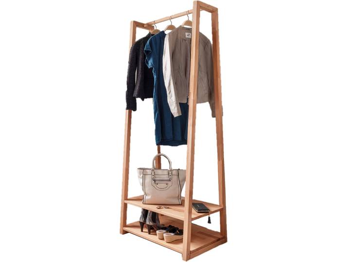 Garderobe Pham natur geölt Kernbuche B 85 T 60 H 190 cm - Garderobe