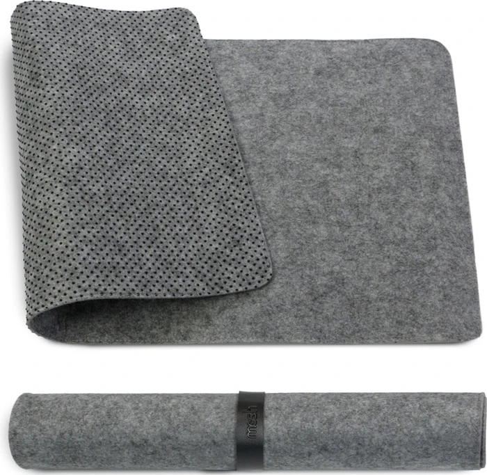 MOSH Mauspad, Filz, grau, 90 x 45 cm