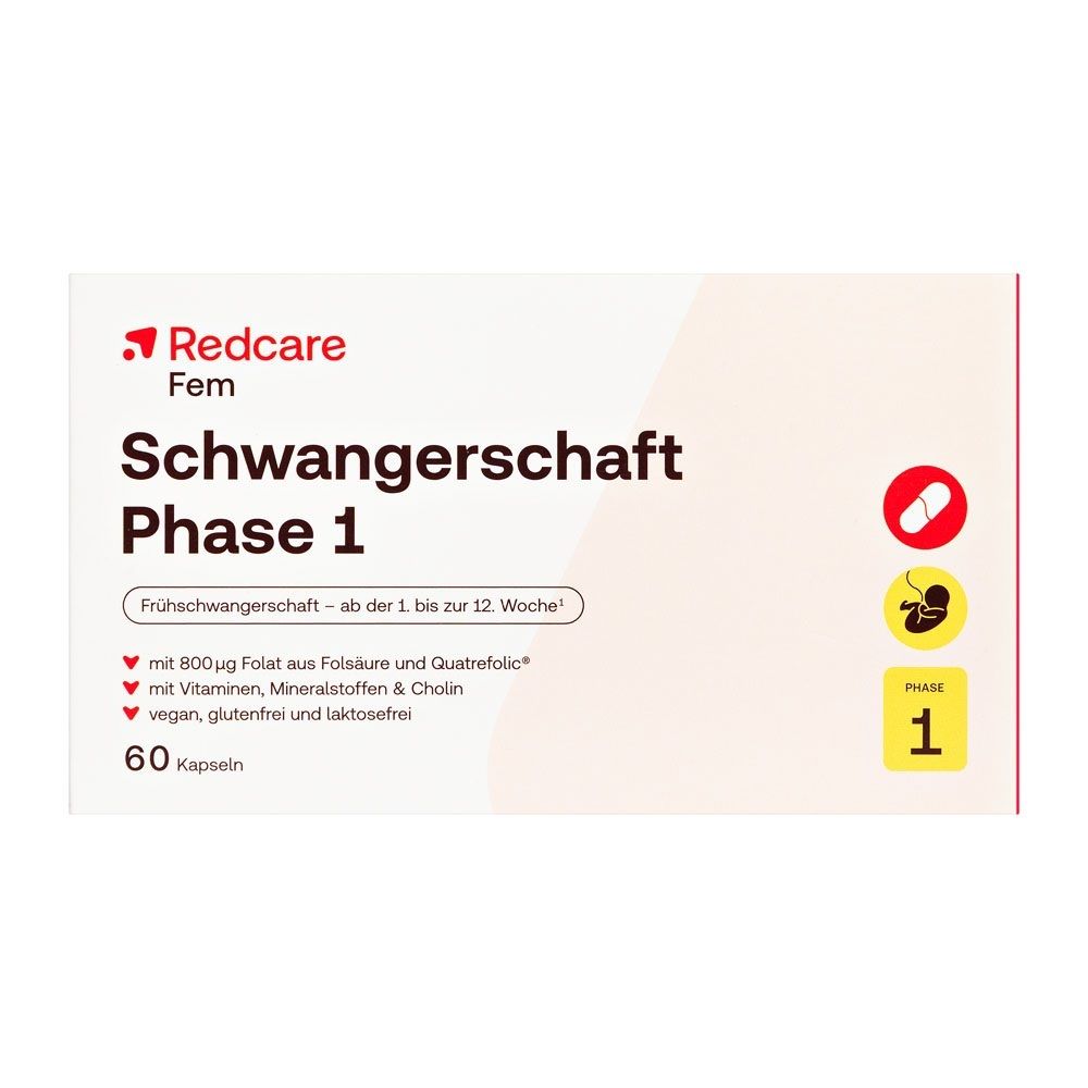 Schwangerschaft Phase 1 RedCare Kapseln 60 St