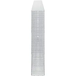 vidaXL, Steinkorb, Gabion mit 3,5 mm Draht und 5x2,5 cm Maschen 600x30x150 cm