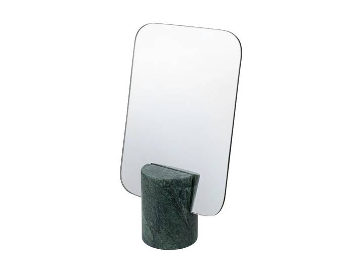 Mette Ditmer Miroir de table Marble Dark forest, 30 cm