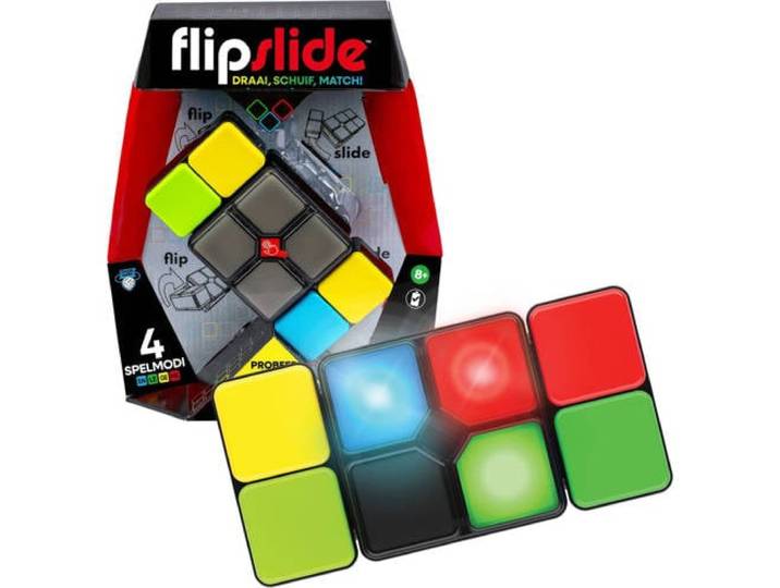 Moose Toys FlipSlide - Elektronisch handspel - Draai, schuif en los lichtpuzzels op