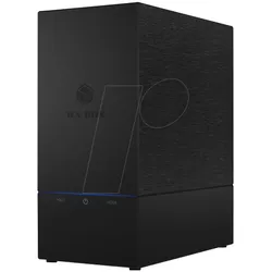 Icy Box IB-RD3621-C31 Externes 2-Bay-RAID-Gehäuse für 2x 2,5-Zoll- oder 3,5-Zoll-SATA-Laufwerke (2.5", 3.5"), Festplattengehäuse, Schwarz
