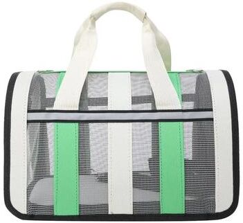 Inspired Finds Breathable Crossbody Pet Carrier Bag For Cats & Small Dogs green (l)
