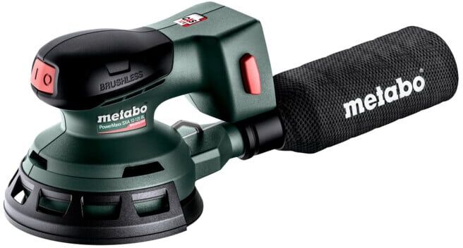 Ponceuse excentrique sans fil Metabo PowerMaxx SXA 12-125 BL avec plateau de ponçage de 125mm ; metaBOX 215 (602035840)
