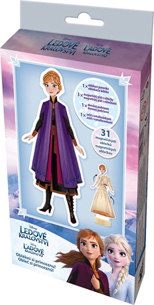 Magnetische kleding met een Frozen kleurplaat van JIRI MODELS a.s.
