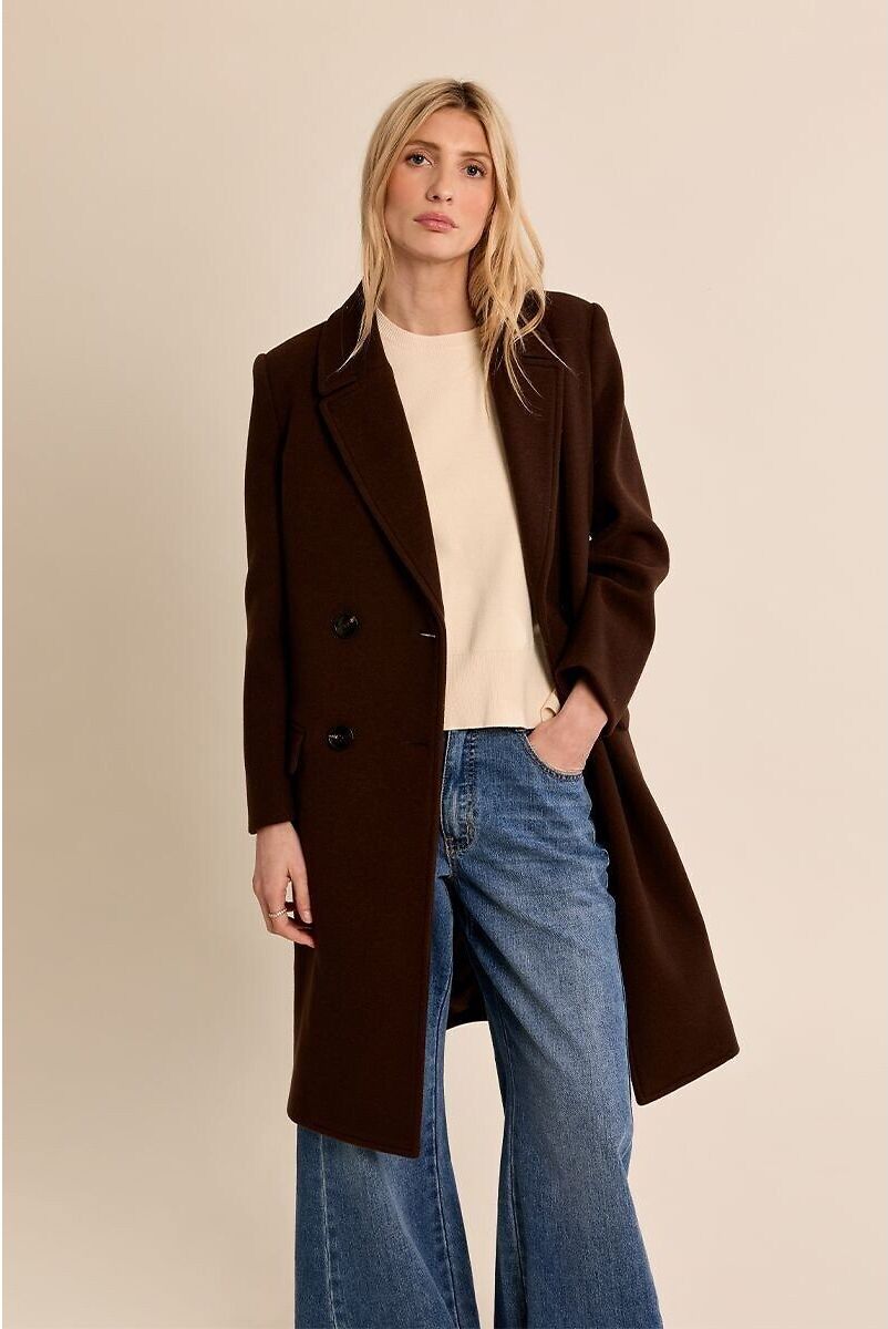 MOLLY BRACKEN Manteau long boutonné