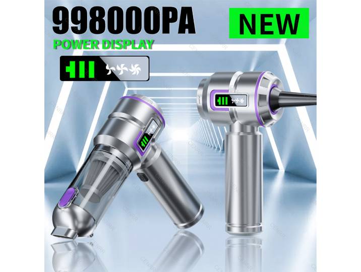 Nouveau aspirateur de voiture 998000PA Mini aspirateur de voiture Portable puissant sans fil pour la maison nettoyeur de voiture souffleur à main