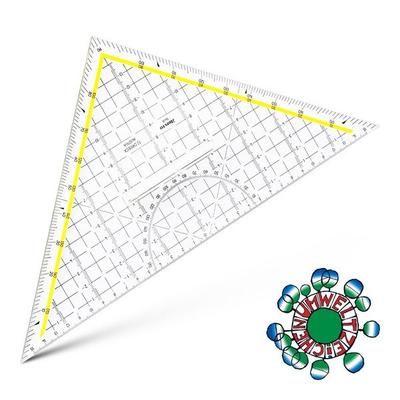 ARISTO TZ-Dreieck 32,5 cm mit Griff, Facette und Tuschenoppen