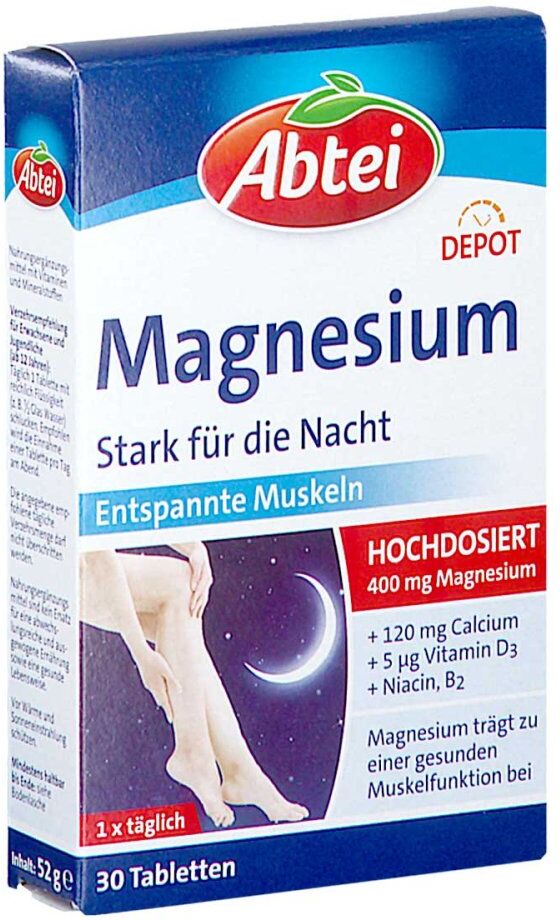 Abtei Magnesium Stark Für Die Nacht Depot Tabletten