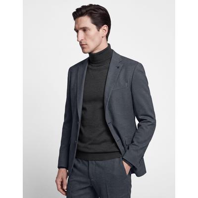 Anzug THOMAS GOODWIN "Anzug", Herren, Gr. 52, Normalgrößen, dunkelblau, 65% Polyester, 24% Viskose, 8% Polyamid, 3% Elasthan, unifarben, gerade, Anzüge, Business-Anzug mit Formstabilität