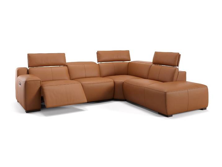 Leder Ecksofa Eckcouch LORETO mit Relaxfunktion