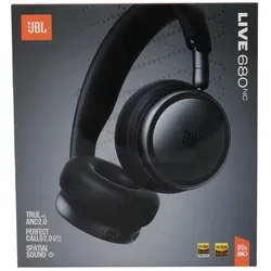 JBL Live 680NC Kabellose On‐Ear‐Kopfhörer mit Adaptivem Noise Cancelling,