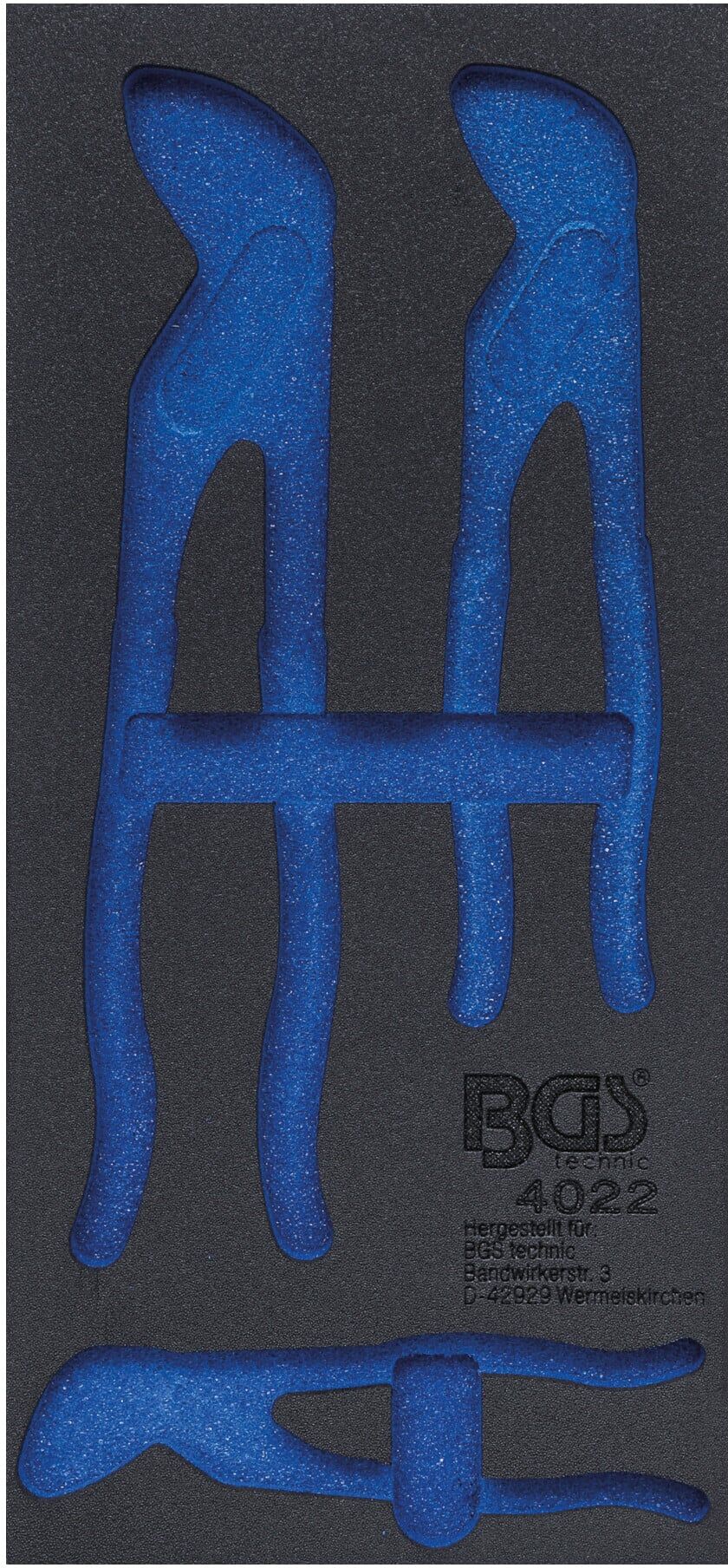 BGS Werkstattwageneinlage 1/3 4022-1, leer, für Art. 4022 ; BGS technic)