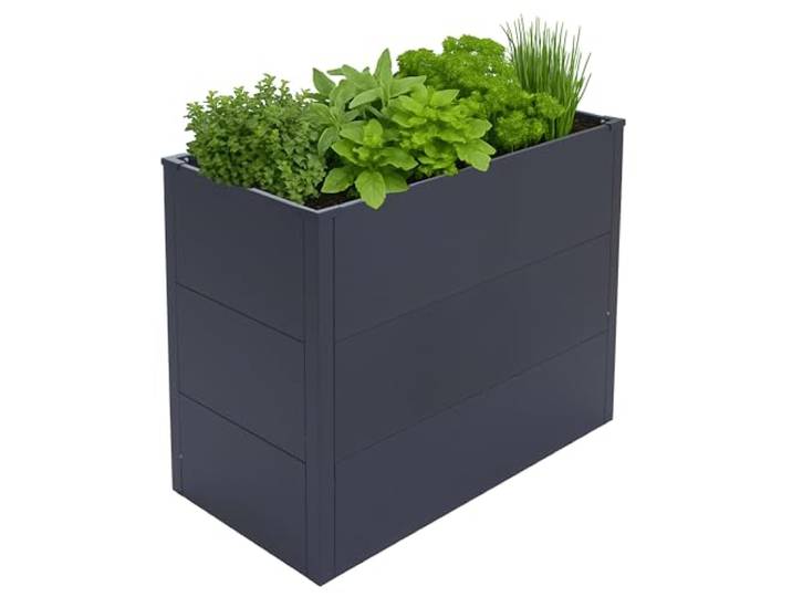 Mendler Hochbeet HWC-P64 77x100x50cm Stahl - anthrazit
