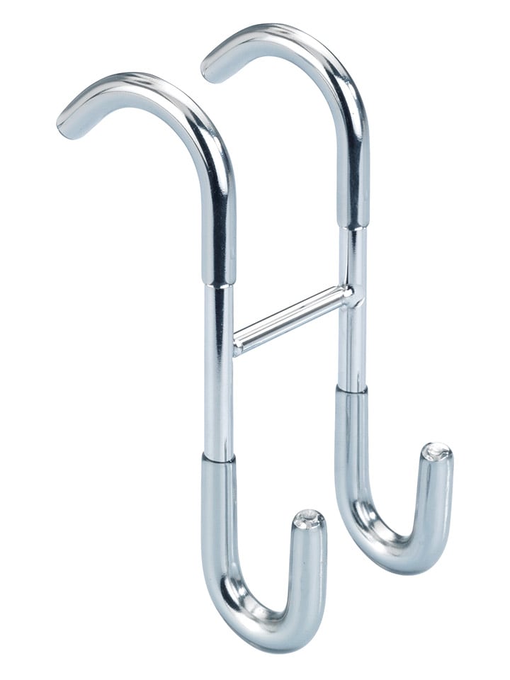 Wenko Duschhaken ''Taranto'' in Silber - (L)12 x (B)5 cm - onesize