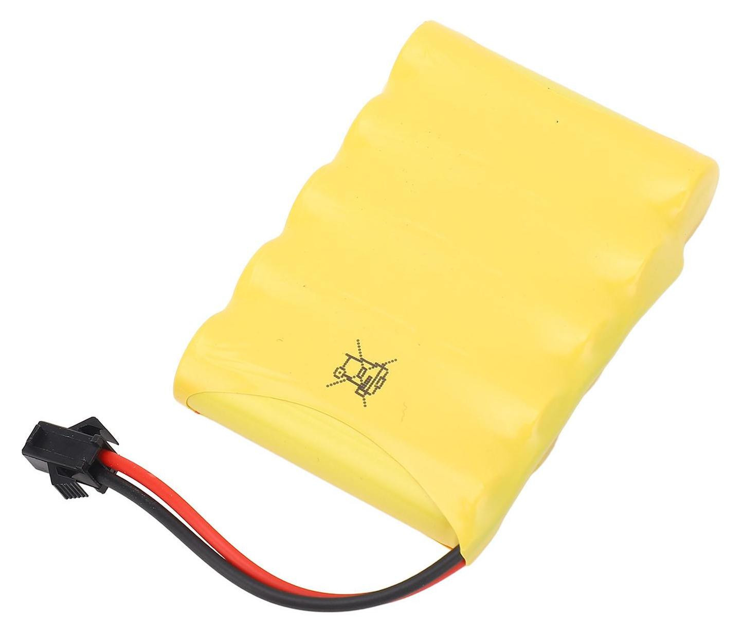 Cocosity Oplaadbare Lithiumbatterij 6.0V 700mAh met SM 2P-connector voor RC-auto's