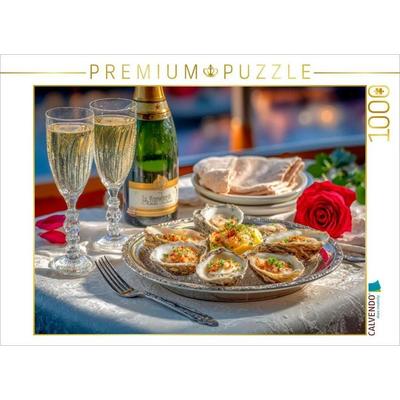 CALVENDO Puzzle Perfekt angerichtete Austern | 1000 Teile Lege-Größe 64x48cm Foto-Puzzle für glückliche Stunden, Sonstige von , Calvendo Puzzle