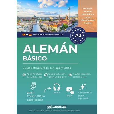 Aprender alemán A2 básico: curso estructurado con app y vídeo, Taschenbuch von CoLanguage Academy, CoLanguage Publishing