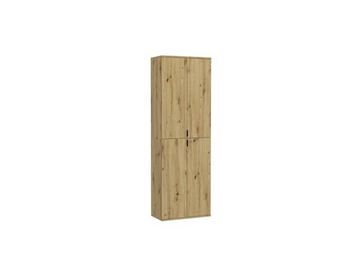 xonox.home - Hochschrank Projekt X 61x193x34 cm in Artisan Eiche - Flurschrank Möbel Garderobenschrank Systemmöbel - hochwertig verarbeitet nordisches Design vielseitig erweiterbar