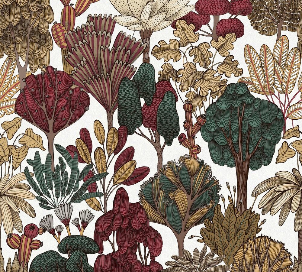 Architects Paper Floral Impression - Rood - Grafisch - 377577   4051315466803   Behang