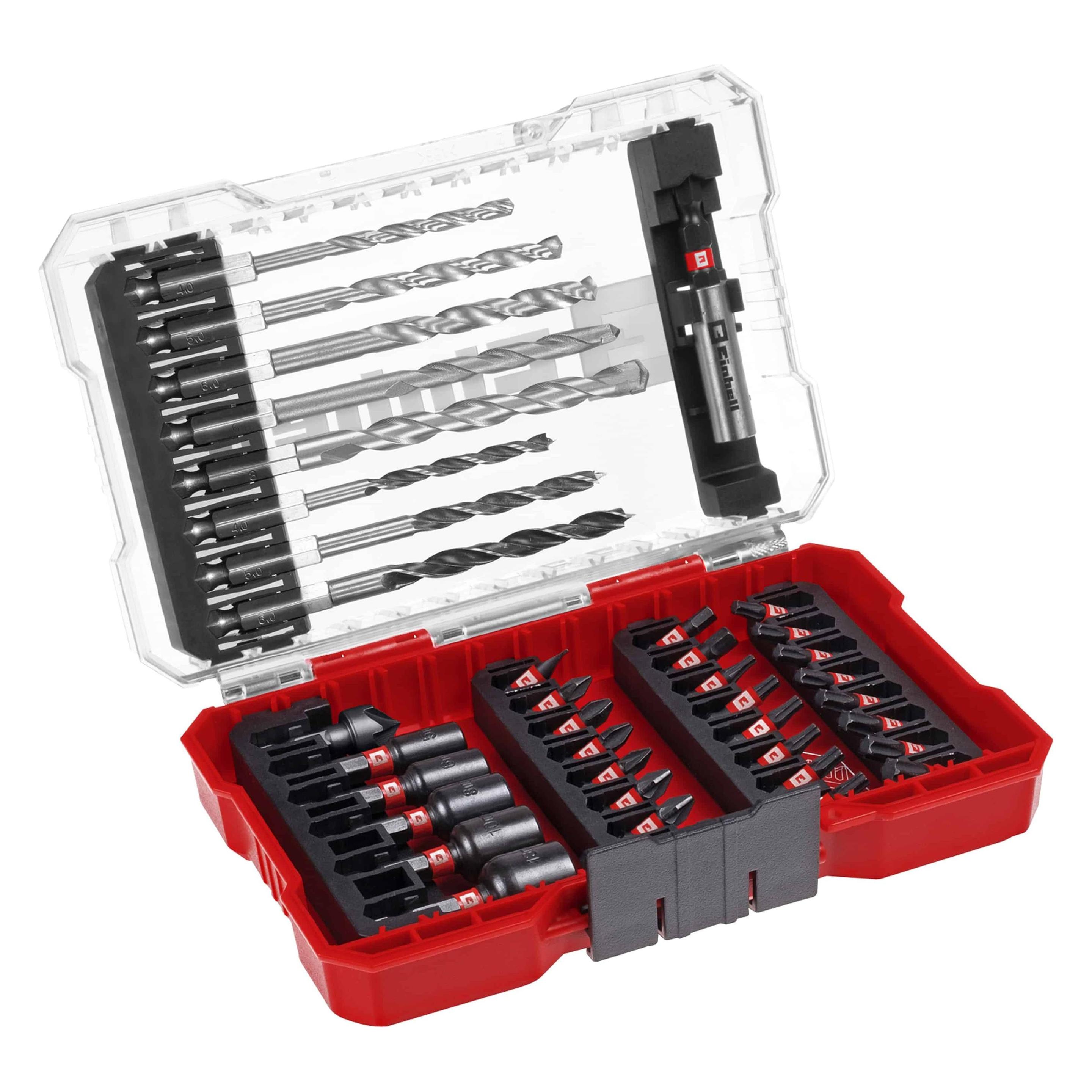 Einhell 108759 39teilig Bohrer- und Bit-Sortiment (4 Millimeter, 5 Millimeter, 6 Millimeter, 8 Millimeter) (108759)