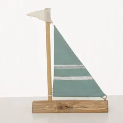 Dekoaufsteller Robinson grün 14,5cm