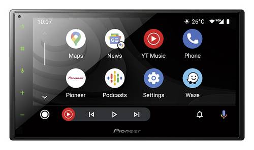 Pioneer SPH-DA360DAB Moniceiver Bluetooth-Freisprecheinrichtung, Android Auto, Apple CarPlay, Anschluss für Rückfahrkamera