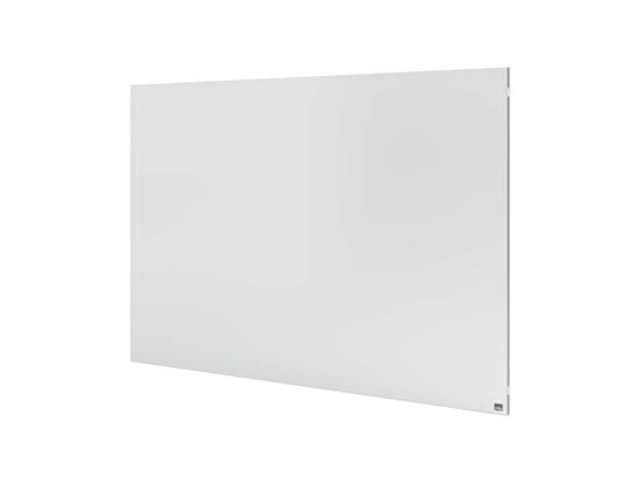NOBO Infinity - Tableau Blanc Effaçable Sans Cadre\, 900 x 600 mm\, Grand Tableau Blanc Magnétique en Acier Réticulé sous UV\, Facile à Nettoyer\, coloris Blanc\, 1915714