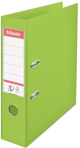 Esselte No.1 VIVIDA A4 75mm Polypropylene Lever Arch File (Pack of 10) - Green