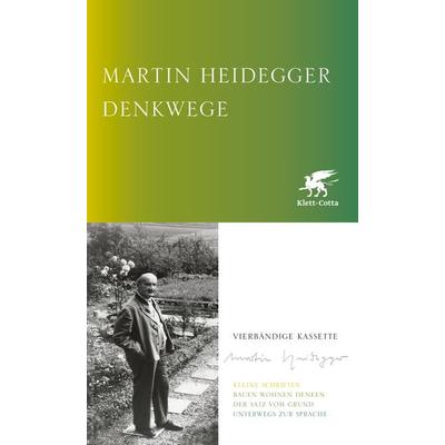 Denkwege. Ausgabe in vier Bänden, Gebundene Ausgabe von Martin Heidegger, Klett Cotta, 978-3-608-94761-8