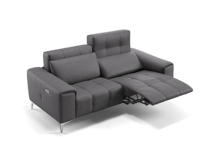 Leder Couch hochwertig & Relaxfunktion SALENTO Leder Sofa