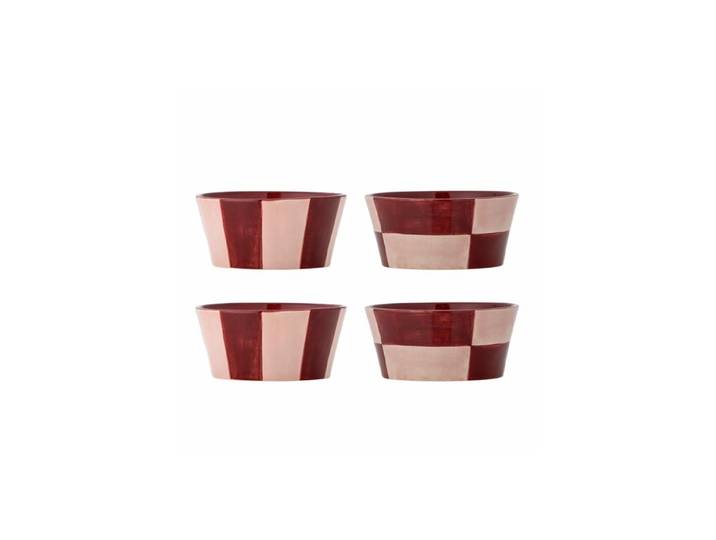 Bloomingville Floki schalen roze set van 4 stuks
