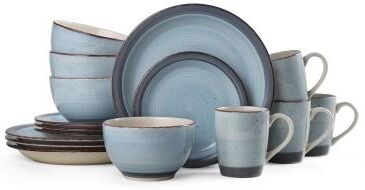 Pfaltzgraff 16-Piece Sadie Blue Dinnerware Set, Service for 4