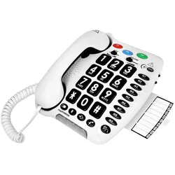 Geemarc telefoon voor slechthorenden en senioren /, Telefon, Weiss