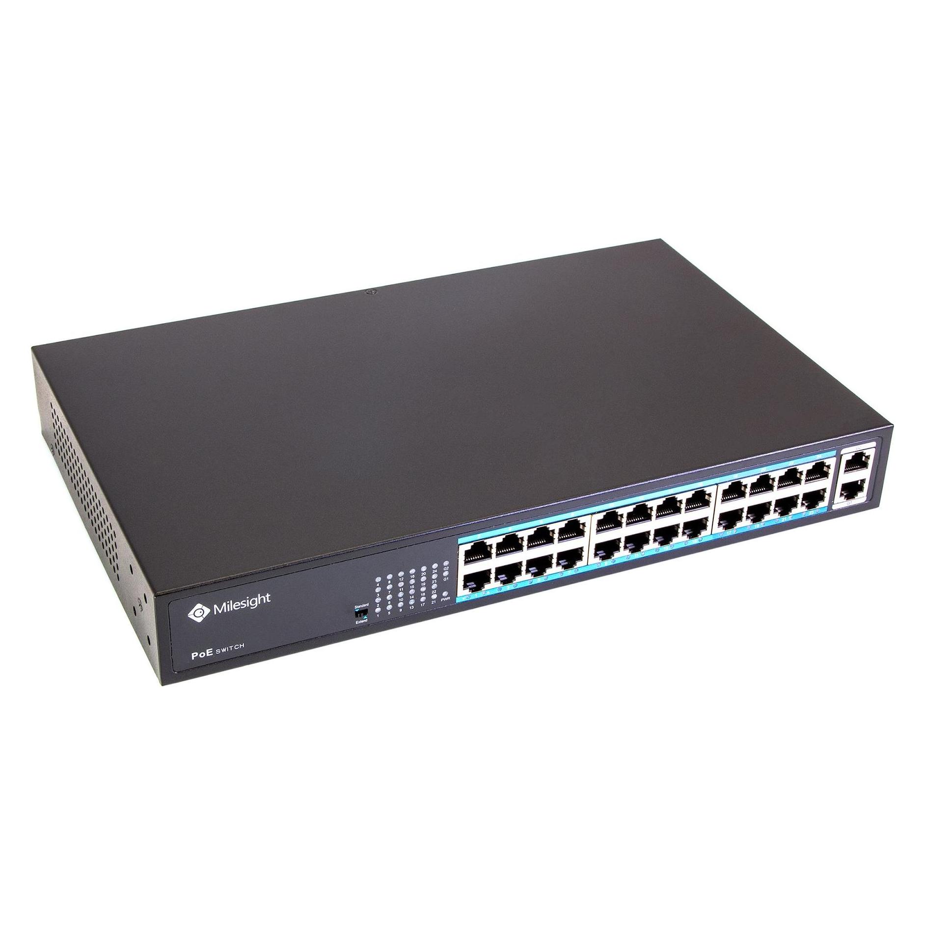 Milesight Mindestmenge: 5) (NEU) INDUSTRIAL POE SWITCH (24 Ports) (MS-S0224-GL)